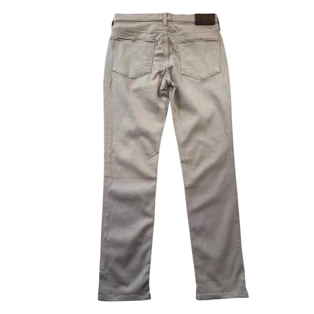 Paige Lennox Slim‎ Fit Pants Mens 31 Khaki Sand Tan W7489 DNM799 Rayon Blend